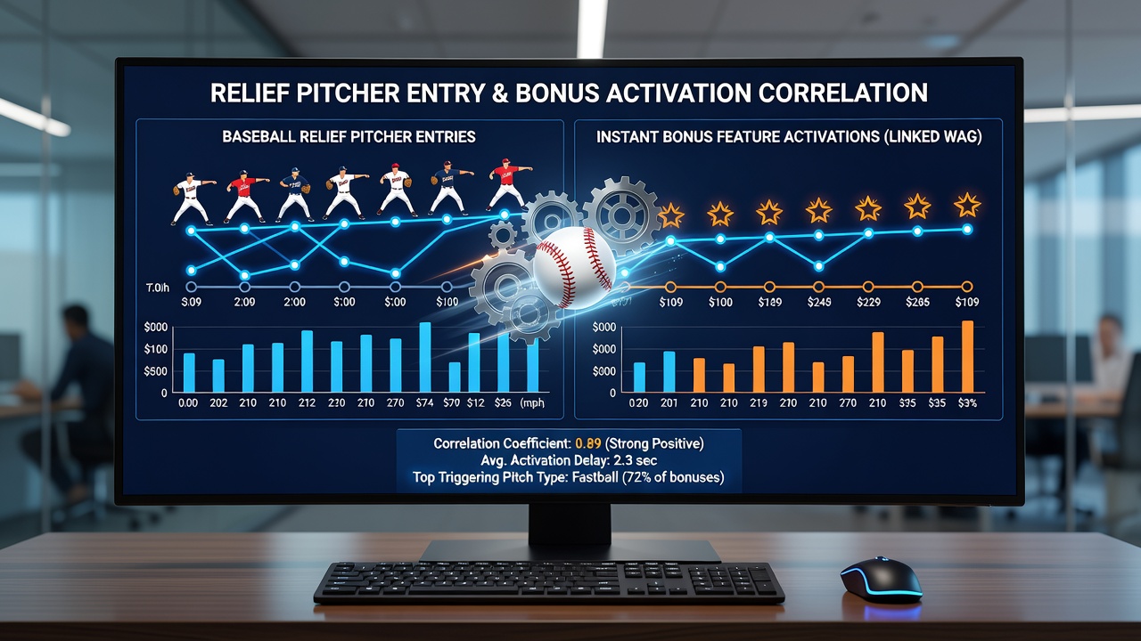 Digital dashboard displaying synchronized MLB game data and casino bonus activation logs